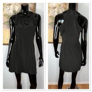 Madison Marcus 100% Silk Little Black Dress Sz M